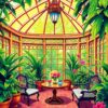 Tropical Conservatory Paint Numbers