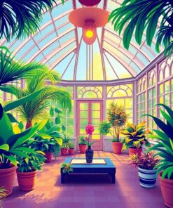 Tropical Conservatory Paint Numbers