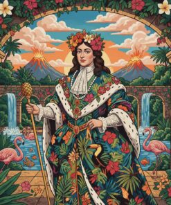 Vintage Tropical Courtier Paint By Numbers