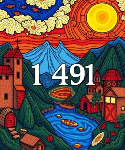 Courtyard Fountain Paint Numbers