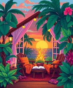 Dusk Nook Paint Numbers