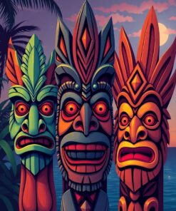 Dusk Totems Paint Numbers