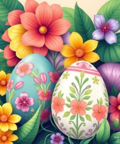 Easter Eggs Paint Numbers