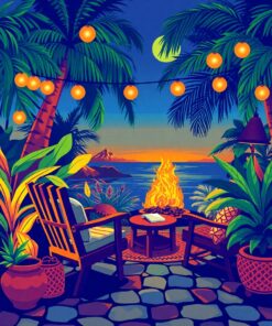 Fireside Glow Paint Numbers