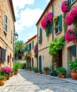 Floral Stones Paint Numbers