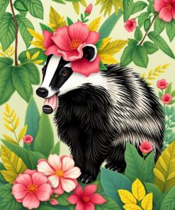 Foraging Badger Paint Numbers