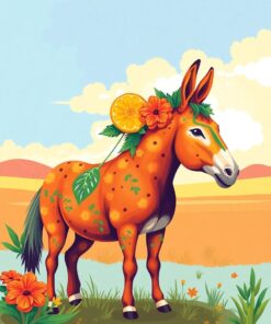 Fruit Burro Paint Numbers