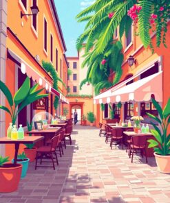 Tropical Gelateria Paint Numbers