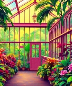 Glasshouse Glow Paint Numbers