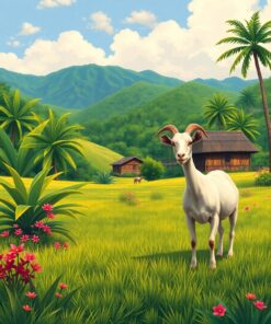 Goat Clearing Paint Numbers