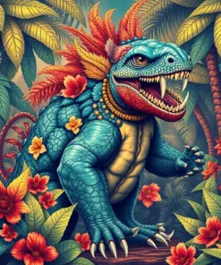Vintage Tropical Goliath Paint By Numbers