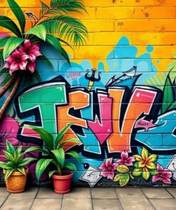 Graffiti Wall Paint Numbers