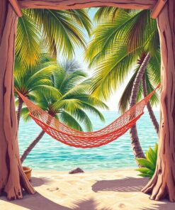 Hammock Oasis Paint Numbers