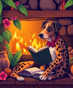 Hearth Hound Paint Numbers