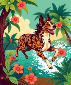 Hound Chase Paint Numbers