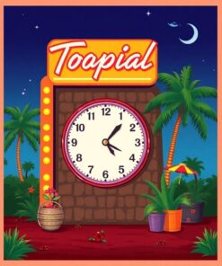 Intermission Clock Paint Numbers