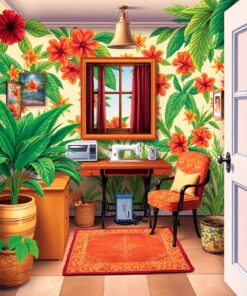 Ironing Room Paint Numbers