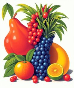 Island Fruits Paint Numbers