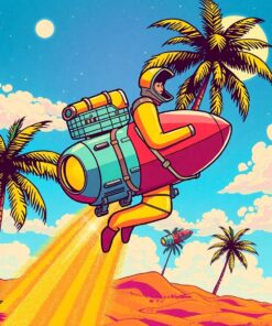 Jetpack Discovery Paint Numbers