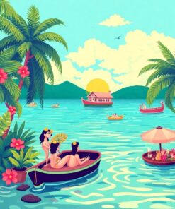 Lagoon Celebration Paint Numbers