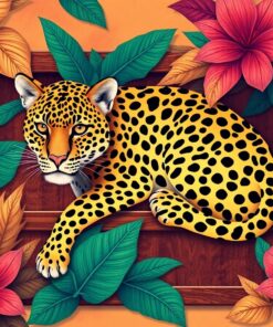 Leopard Trunk Paint Numbers