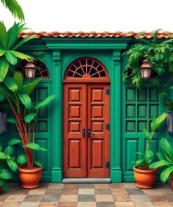 Library Doors Paint Numbers