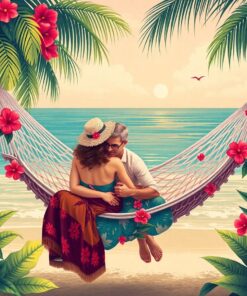 Lovers Hammock Paint Numbers