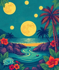 Lunar Tide Paint Numbers