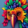 Macaw Mask Paint Numbers