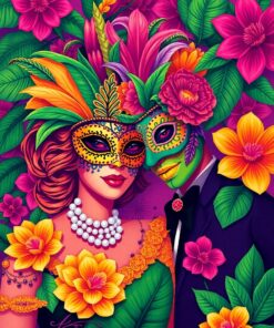 Masked Ball Paint Numbers