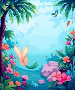 Mermaid Lagoon Paint Numbers