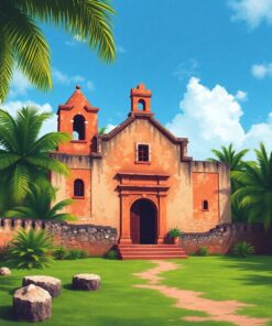 Mission Ruins Paint Numbers