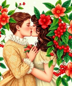 Mistletoe Kiss Paint Numbers