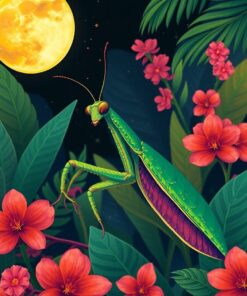 Moon Mantis Paint Numbers