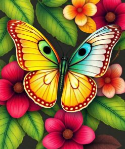 Tropical Morpho Paint Numbers