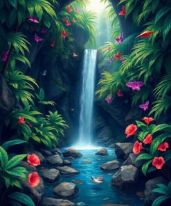 Morpho Grotto Paint Numbers