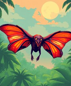 Mothman Flight Paint Numbers