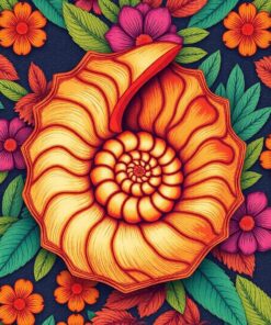 Nautilus Shell Paint Numbers