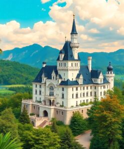 Neuschwanstein View Paint Numbers