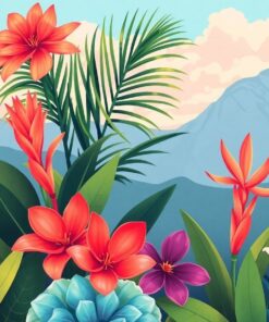 Oasis Bloom Paint Numbers