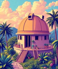 Tropical Observatory Paint Numbers