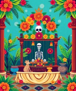 Tropical Ofrenda Paint Numbers