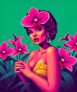 Orchid Noir Paint Numbers