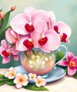 Orchid Tea Paint Numbers
