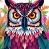 Owl Gaze Paint Numbers
