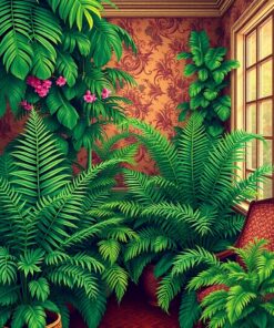 Parlor Ferns Paint Numbers