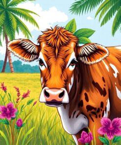 Pasture Calf Paint Numbers