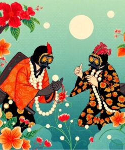 Pearl Divers Paint Numbers