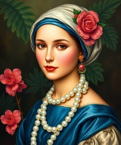 Pearl Portrait Paint Numbers