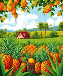 Pineapple Harvest Paint Numbers